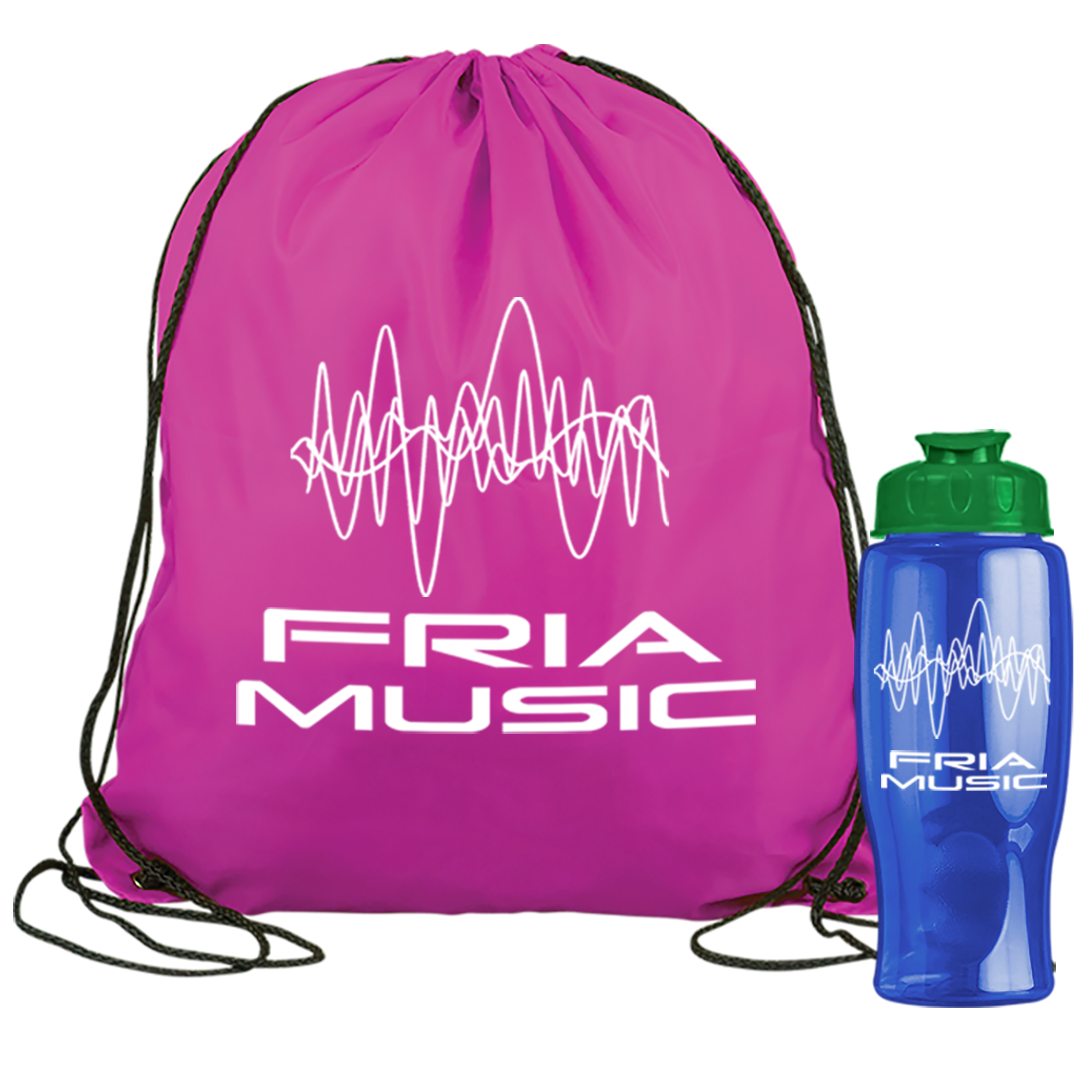 Graduate Drawstring Backpack with 27 oz. Bottle